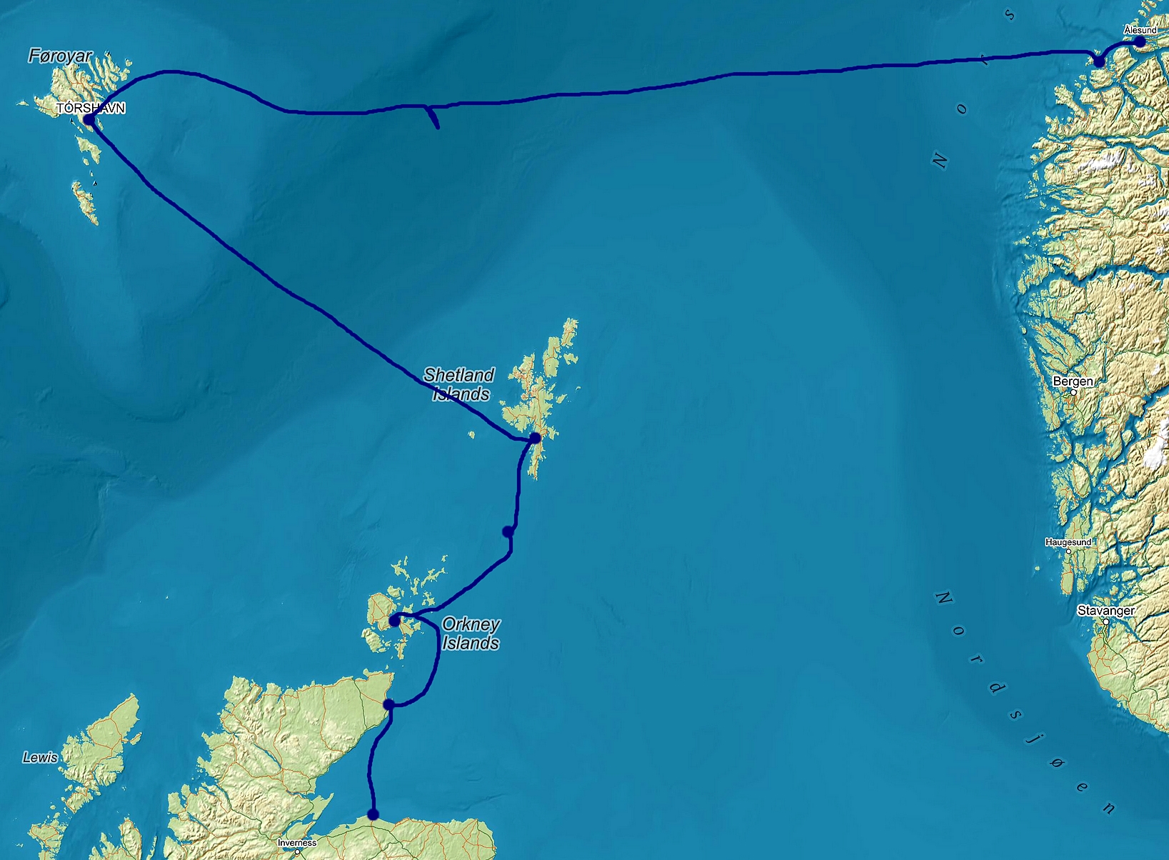 744 míle severním Atlantikem